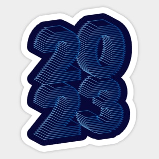 2023 blue streak Sticker